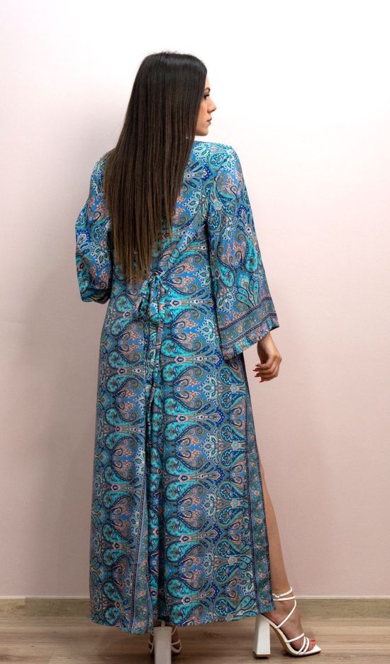 Light blue summer breeze kimono