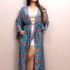 Turquoise summer breeze kimono